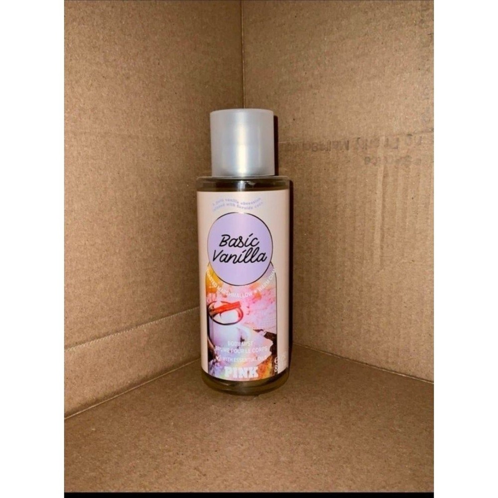 Victorias Secret PINK Basic Vanilla Body Mist Toasted Marshmallow Warm Chai